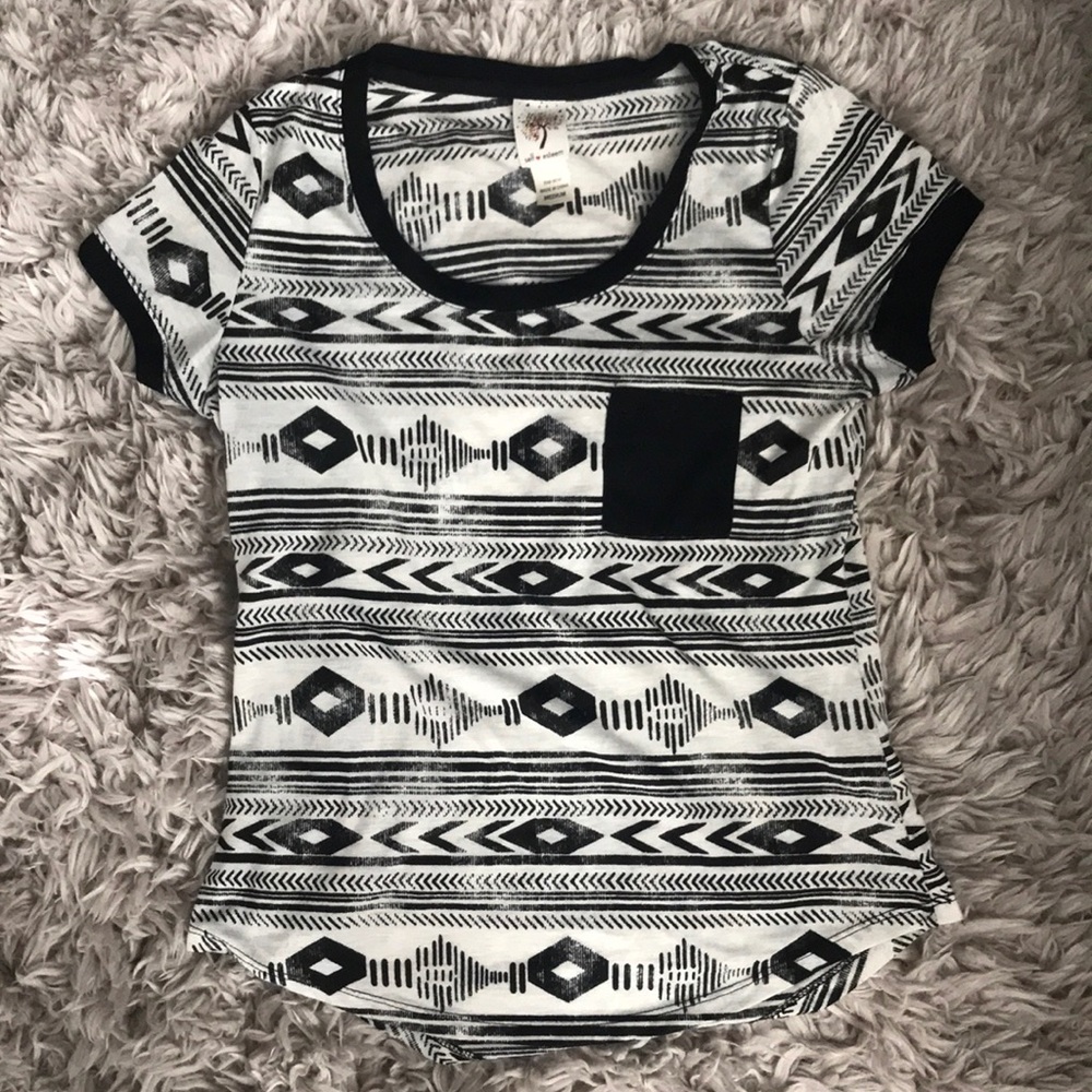 Self Esteem Patterned T-shirt